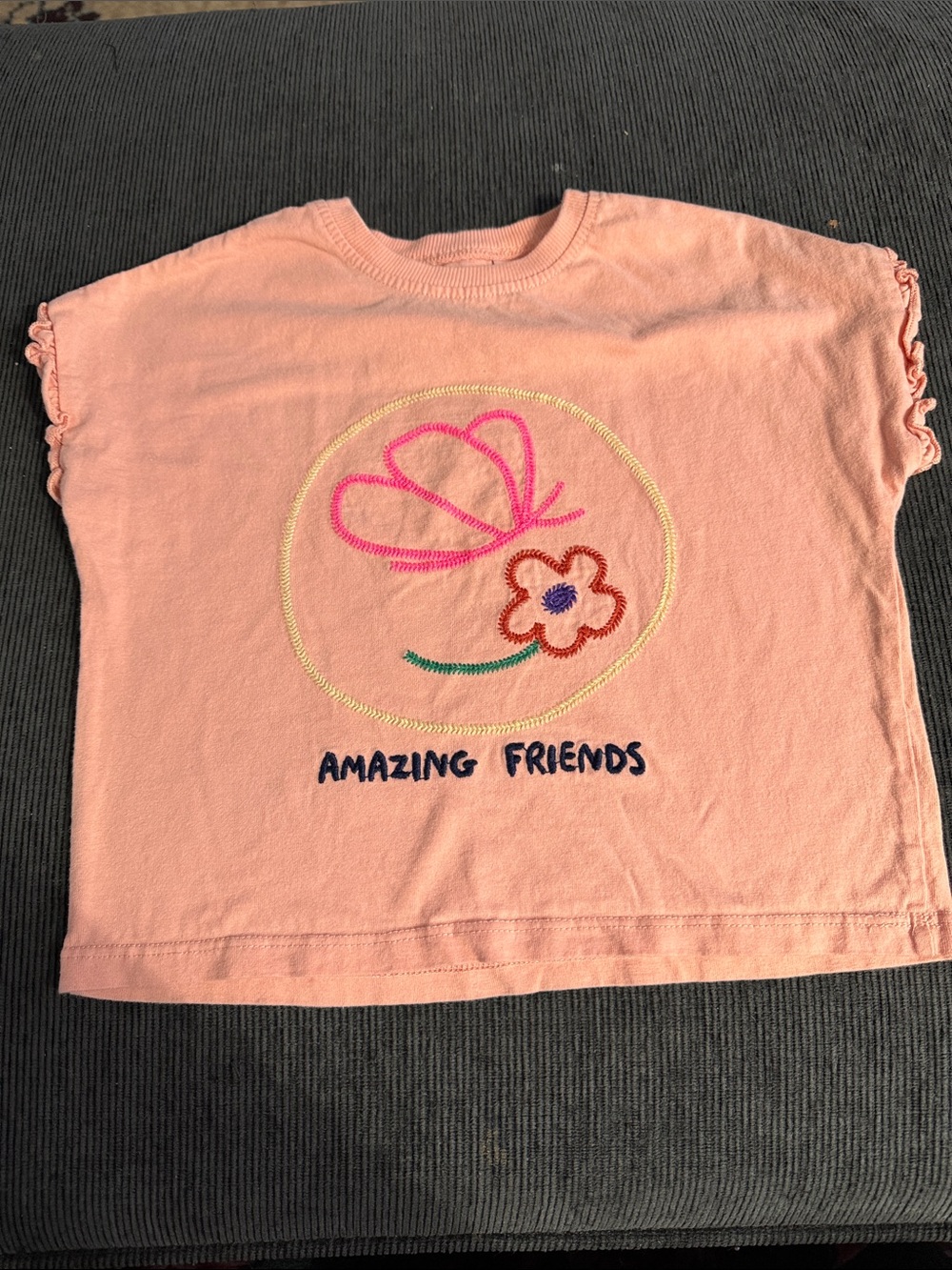 Zara Embroidered Tee